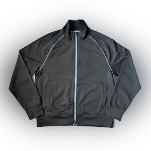 Todd Snyder Knit Track Jacket in Espresso Bean Brown Poly Cotton New $298
